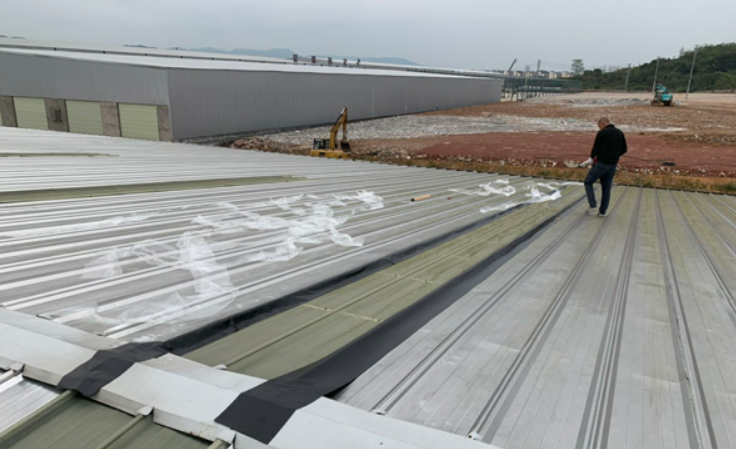 黄冈厂房屋面防水维修案例